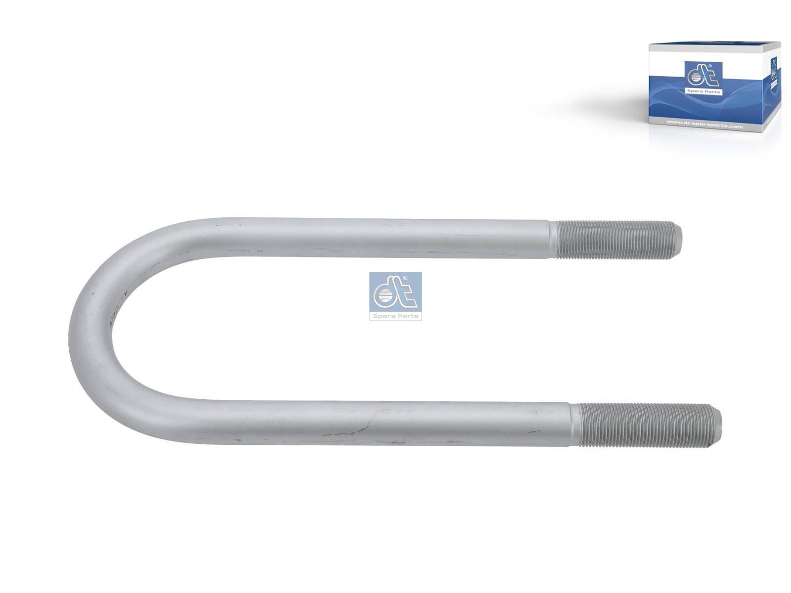 DT Spare Parts 6.11122 U-Bolzen, M20 x 1,5, LTh: 60 mm, L: 280 mm, w: 92 mm passend für Renault