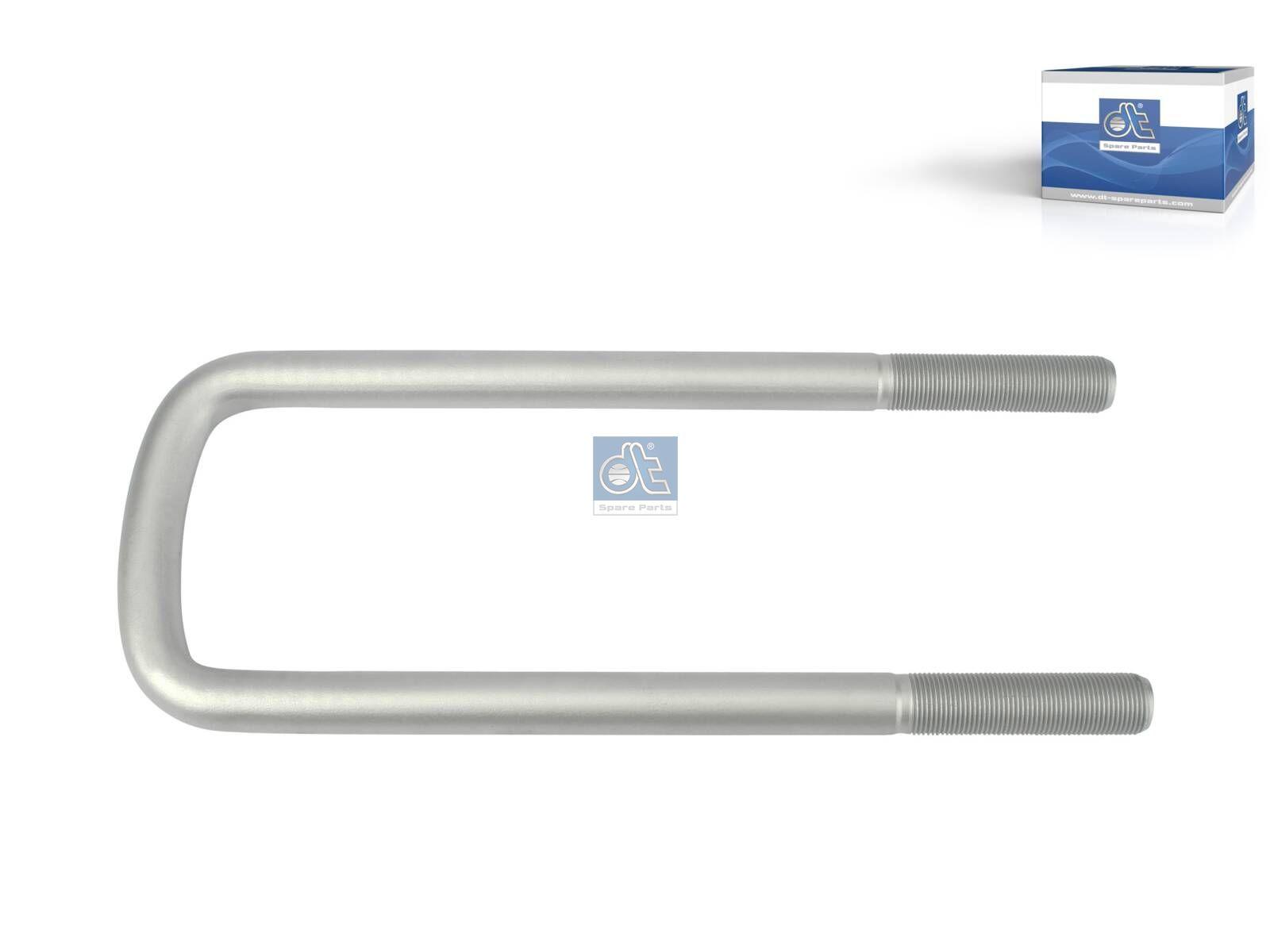 DT Spare Parts 6.11133 U-Bolzen, r: 15 mm, R: 177 mm, M20 x 1,5, LTh: 76 mm, L: 310 mm, w: 92 mm passend für Renault