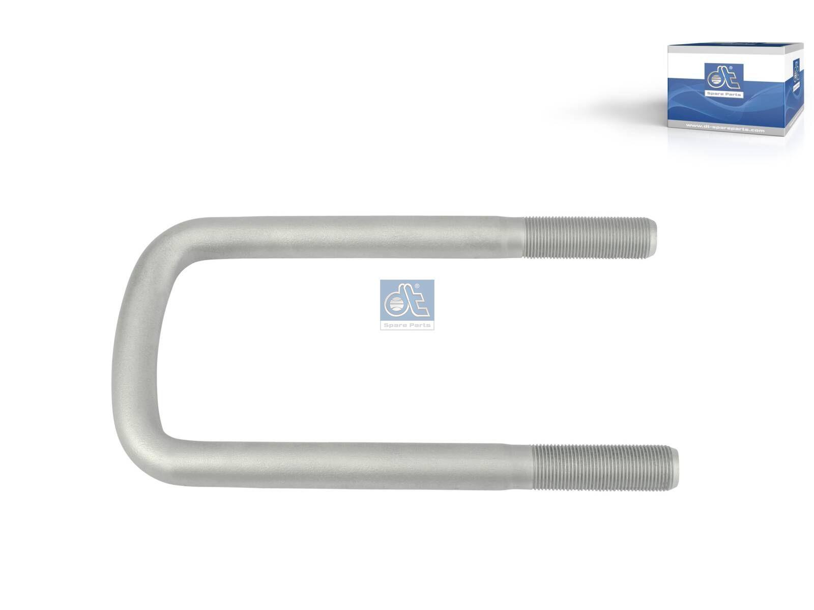 DT Spare Parts 6.11134 U-Bolzen, r: 12,5 mm, R: 177 mm, M20 x 1,5, LTh: 62 mm, L: 225 mm, w: 92 mm passend für Renault