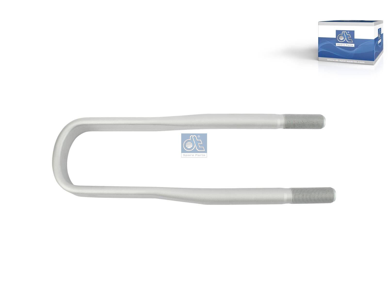 DT Spare Parts 6.11136 U-Bolzen, r: 30 mm, R: 130 mm, M24 x 2, LTh: 75 mm, L: 402 mm, w: 92 mm passend für Renault