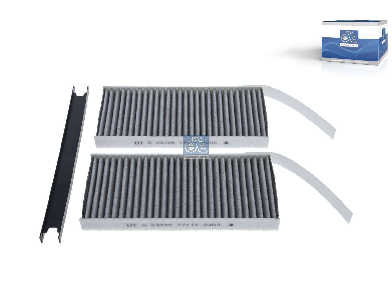DT Spare Parts 6.24229 Kabinenluftfilter, Aktivkohle passend für Multimarken