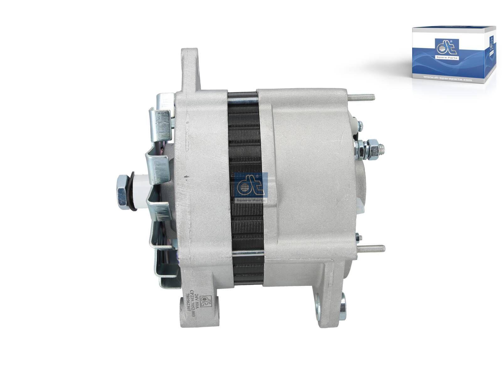 DT Spare Parts 6.27003 Generator, mit Entstörkondensator, 24 V, I: 80 A passend für Multimarken
