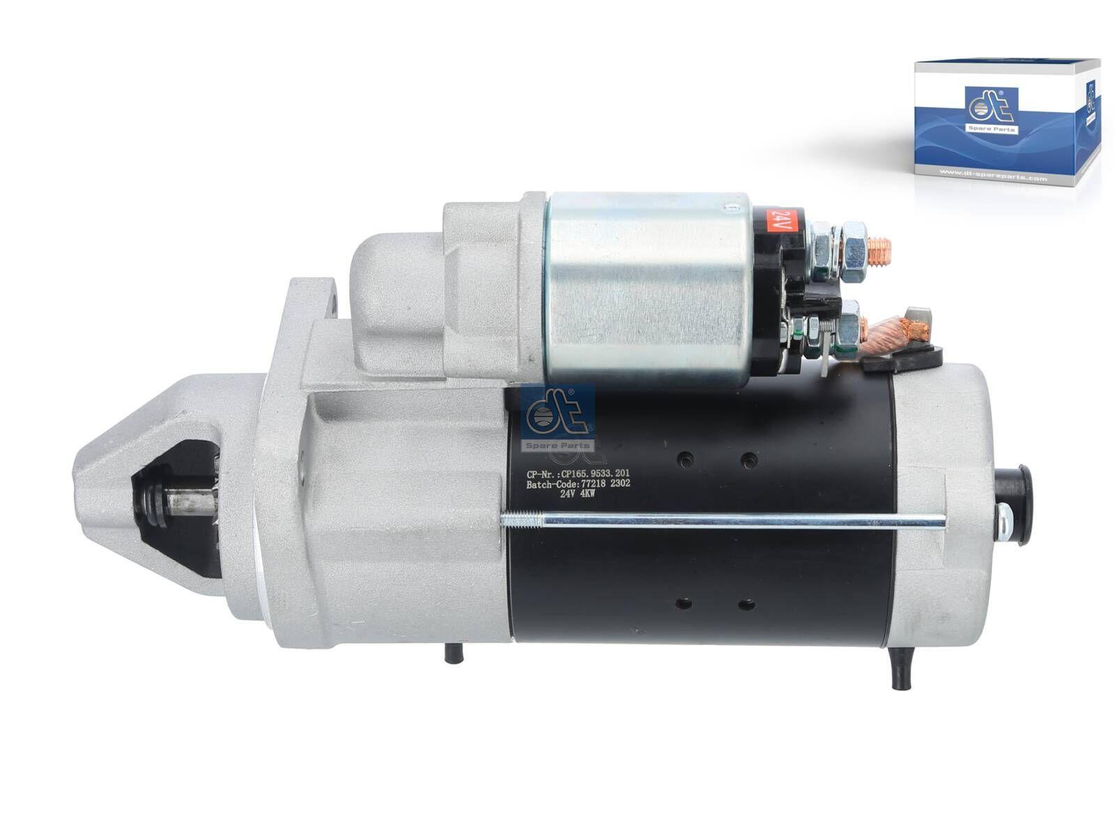 DT Spare Parts 6.27201 Anlasser, 24 V, 4 kW passend für Multimarken