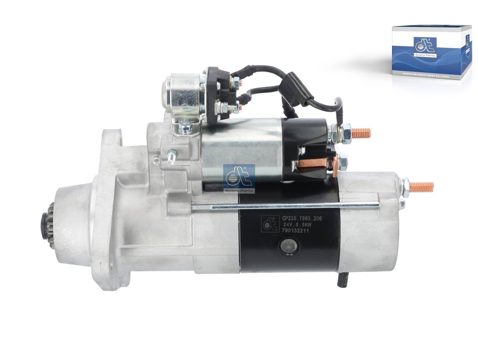 DT Spare Parts 6.27206 Anlasser, 24 V, 5,5 kW passend für Multimarken
