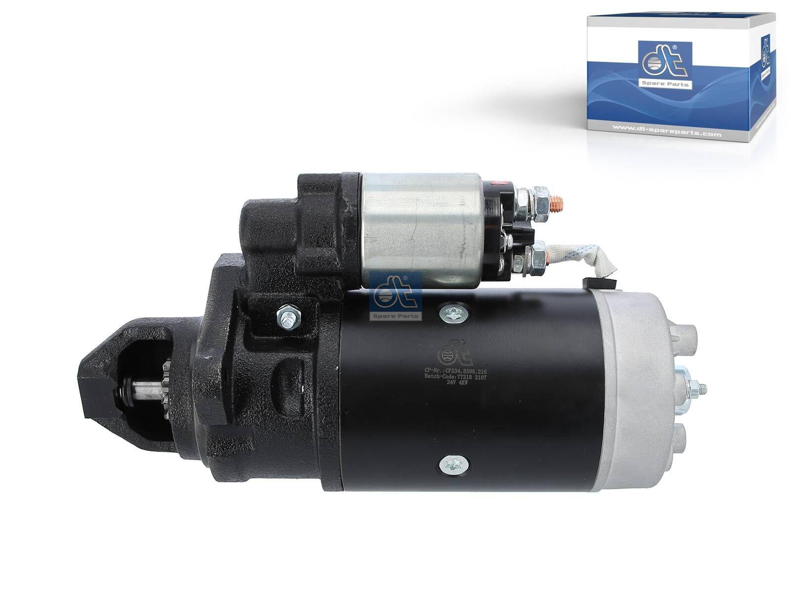 DT Spare Parts 6.27216 Anlasser, 24 V, 4 kW passend für Renault