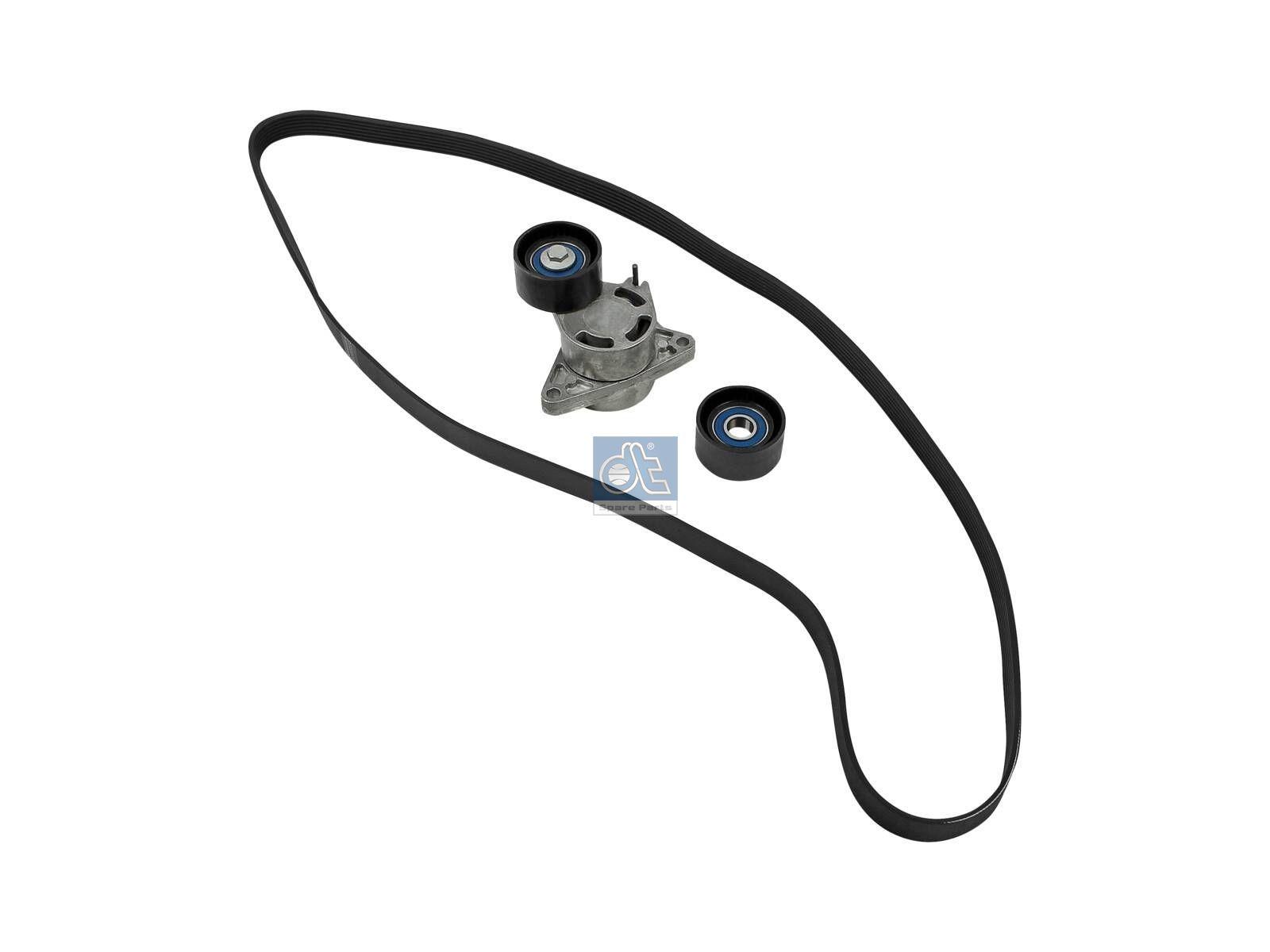 DT Spare Parts 6.31606 Riemenspanner, komplett mit Keilriemen, 7 PK, L: 1795 mm passend für Multimarken