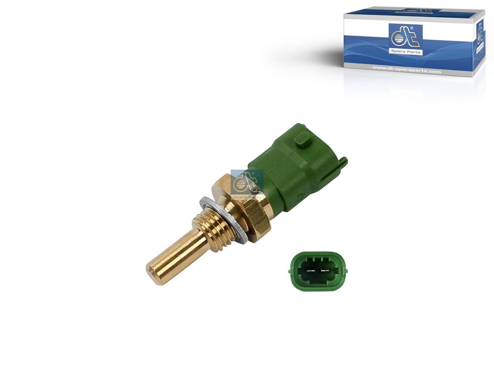DT Spare Parts 6.33335 Temperatursensor, D: 7,3 mm, M12 x 1,5, SW: 19, 2 poles passend für Multimarken