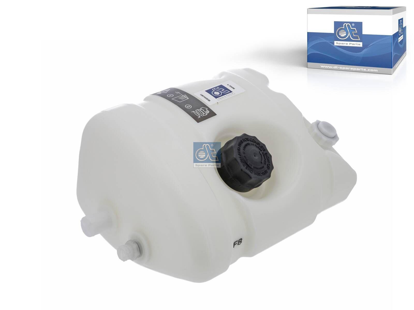DT Spare Parts 6.35606 Ausdehnungsgefäß, mit Deckel, mit Sensor passend für Renault
