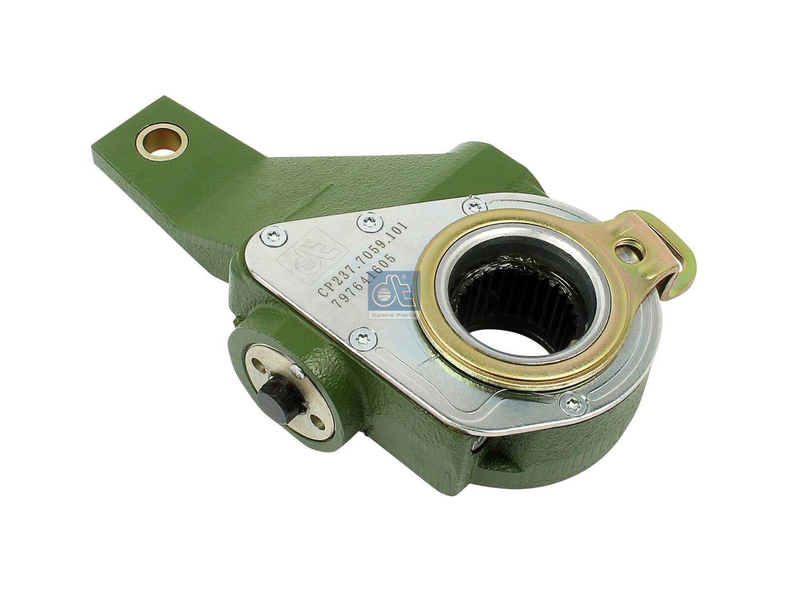 DT Spare Parts 6.60101 Gestängesteller, automatisch, rechts, SAE 1 1/2'' 28, b: 14 mm, Lb: 160 mm, Ol: 38 mm, 28 teeth passend für Renault