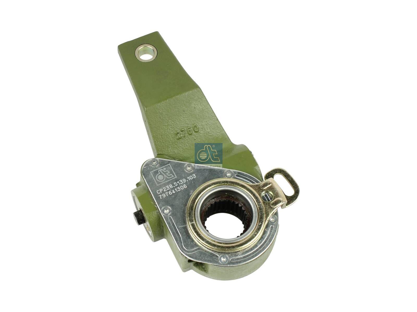 DT Spare Parts 6.60103 Gestängesteller, automatisch, rechts, SAE 1 7/16'' 28, b: 14 mm, Lb: 160 mm, Or: 38 mm, 28 teeth passend für Multimarken