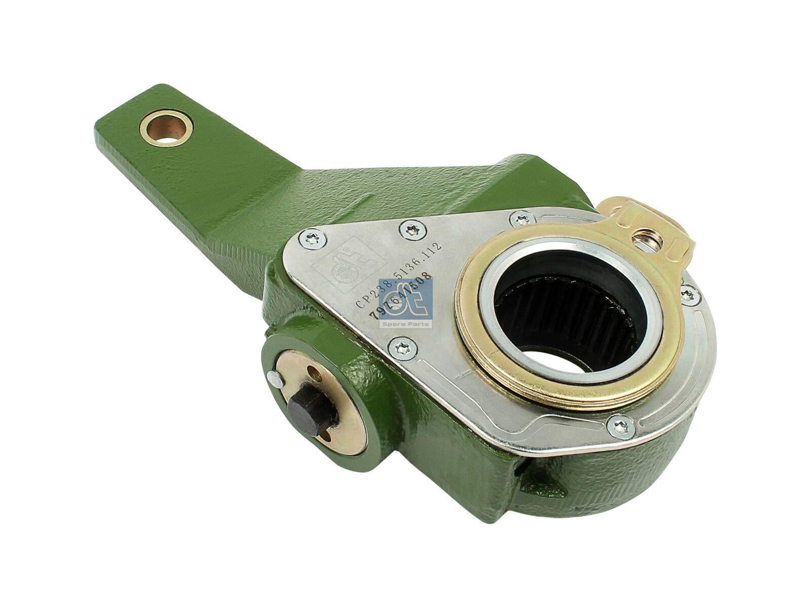 DT Spare Parts 6.60112 Gestängesteller, automatisch, links, BNA 227 x 35, b: 14 mm, Lb: 175 mm, Ol: 38 mm, 27 teeth passend für Renault