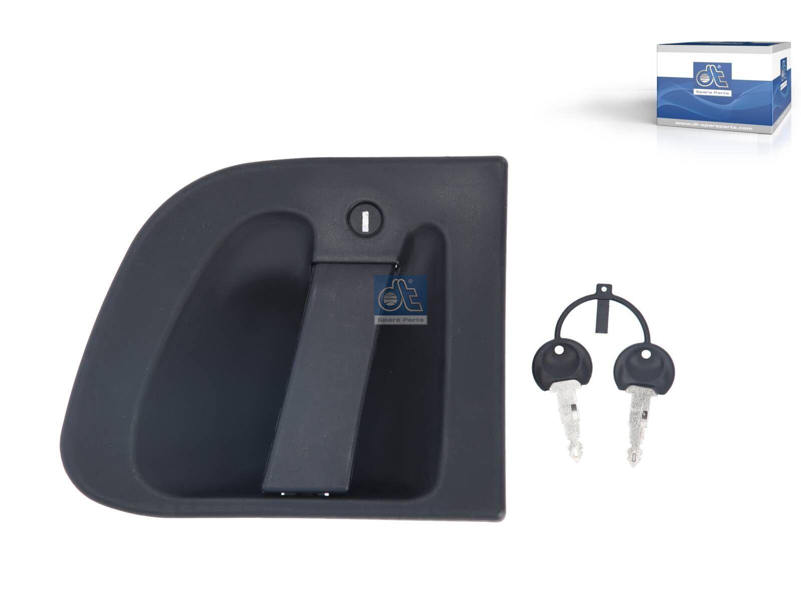 DT Spare Parts 6.72012 Türgriff, links, komplett mit Schließzylinder passend für Multimarken