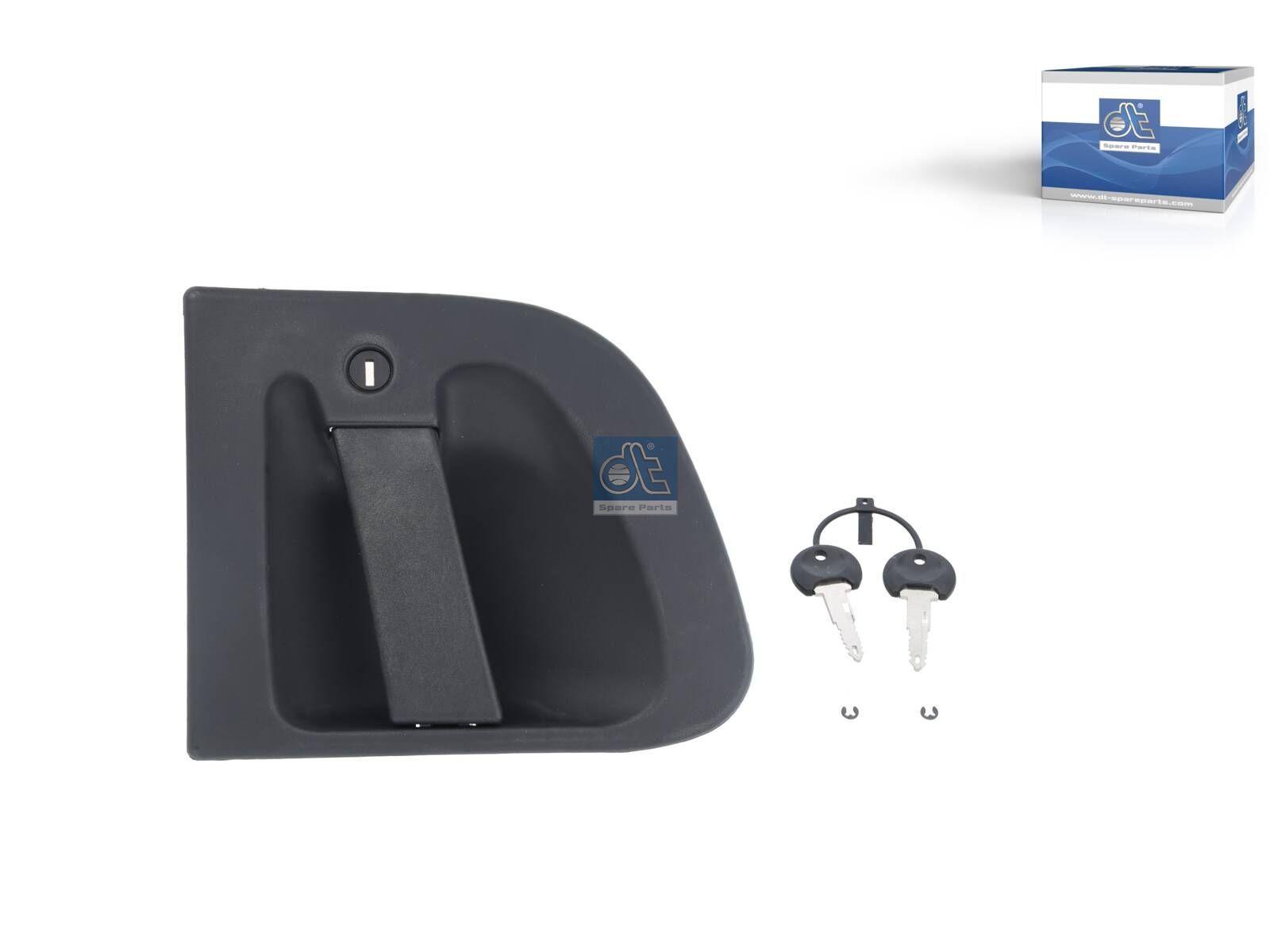 DT Spare Parts 6.72013 Türgriff, rechts, komplett mit Schließzylinder passend für Multimarken