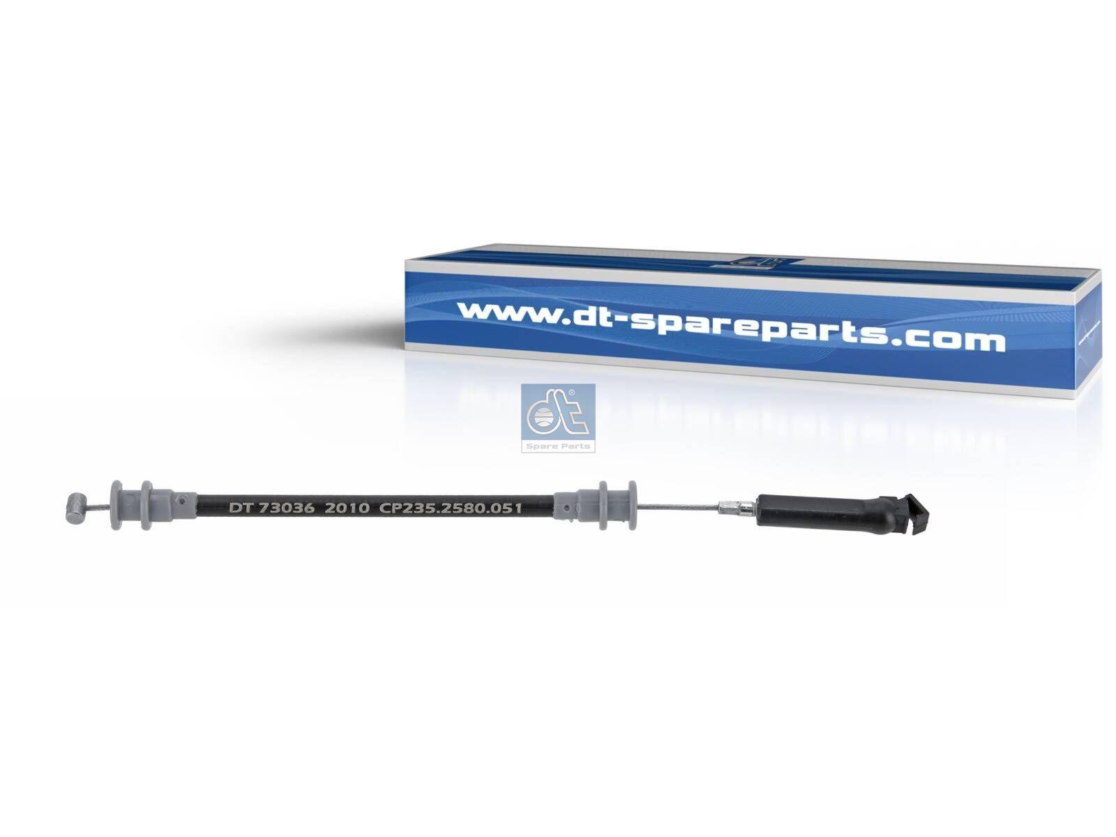 DT Spare Parts 6.72051 Bowdenzug, Türschloss, L: 136 mm passend für Multimarken
