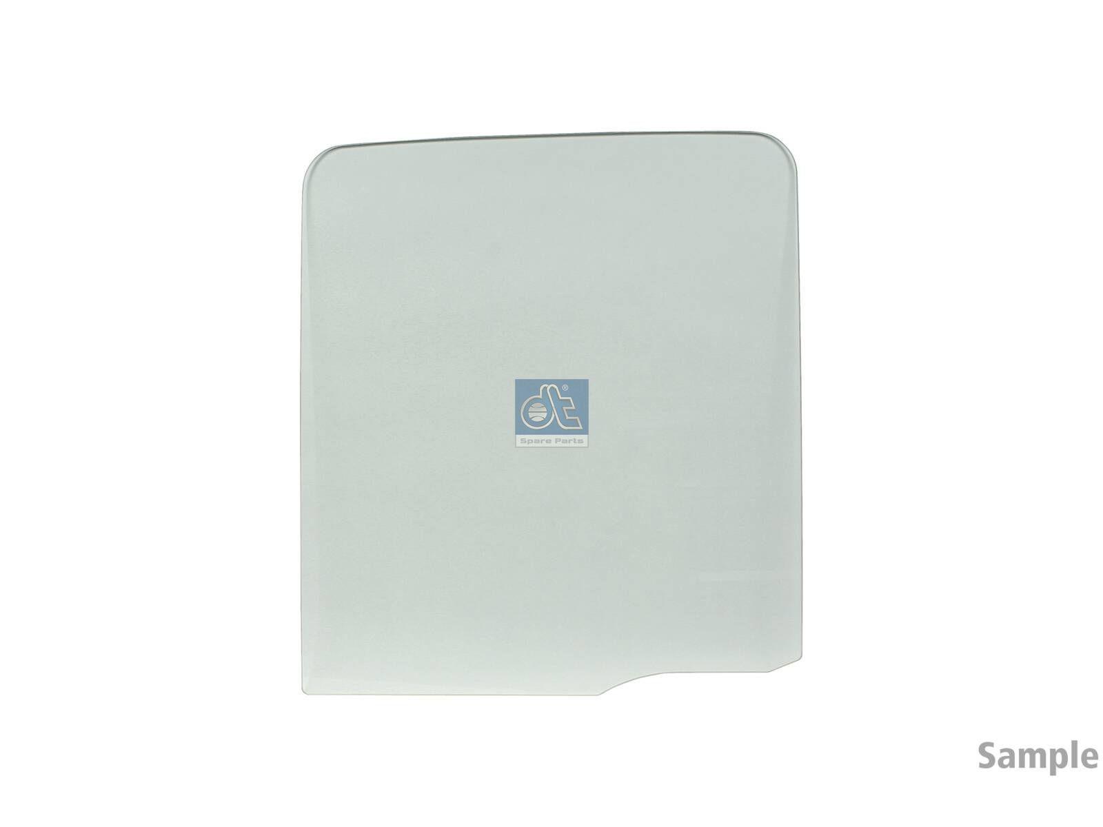 DT Spare Parts 6.72315 Heckscheibe, grün getönt, links, Einzelverpackung, L: 765 mm, W: 660 mm passend für Renault