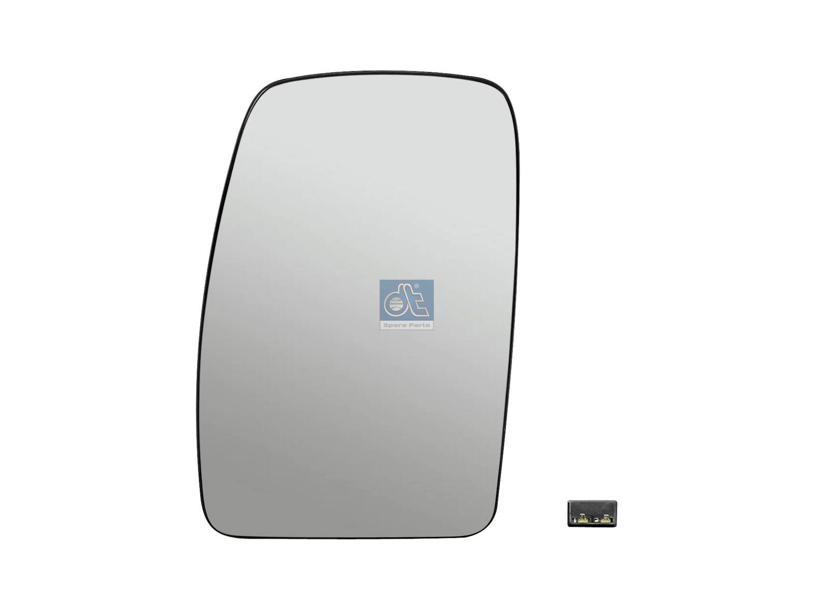 DT Spare Parts 6.75113 Spiegelglas, Hauptspiegel, links, beheizbar, W: 191 mm, H: 264 mm passend für Multimarken