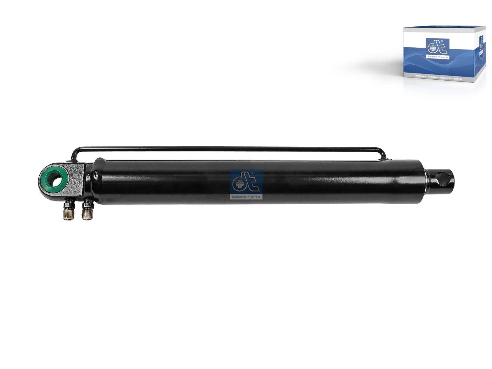 DT Spare Parts 6.76021 Hydraulikzylinder, D1: 29 mm, D2: 48 mm, b1: 16,3 mm, b2: 16 mm, M12 x 1,0, M12 x 1,0, L: 415 mm, 280 bar, Ls: 260 mm passend für Renault