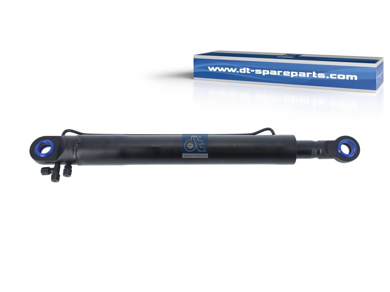 DT Spare Parts 6.76026 Hydraulikzylinder, ohne Schutzkappe, D1: 41 mm, D2: 70 mm, b1: 25 mm, b2: 25 mm, M12 x 1,0, M12 x 1,0, L: 605 mm, 280 bar, Ls: 353 mm passend für Renault