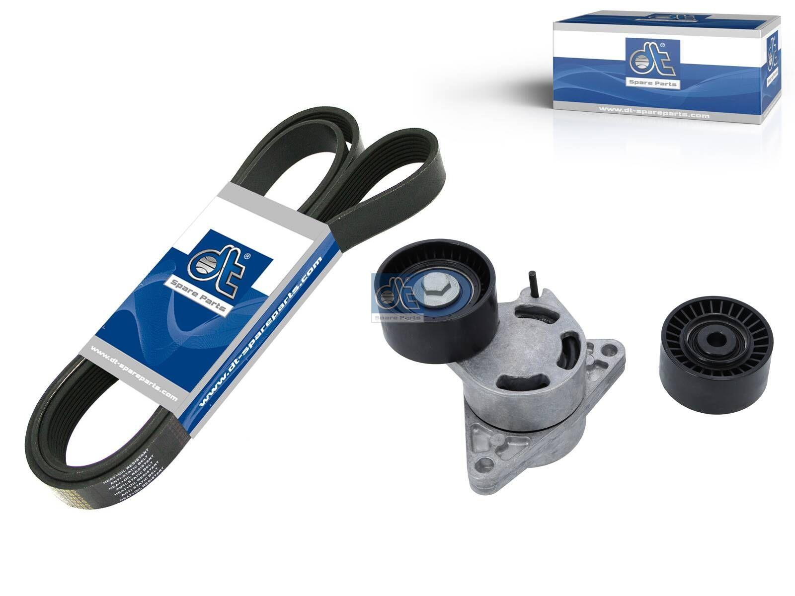 DT Spare Parts 6.92411 Riemenspannersatz, mit Keilrippenriemen passend für Renault