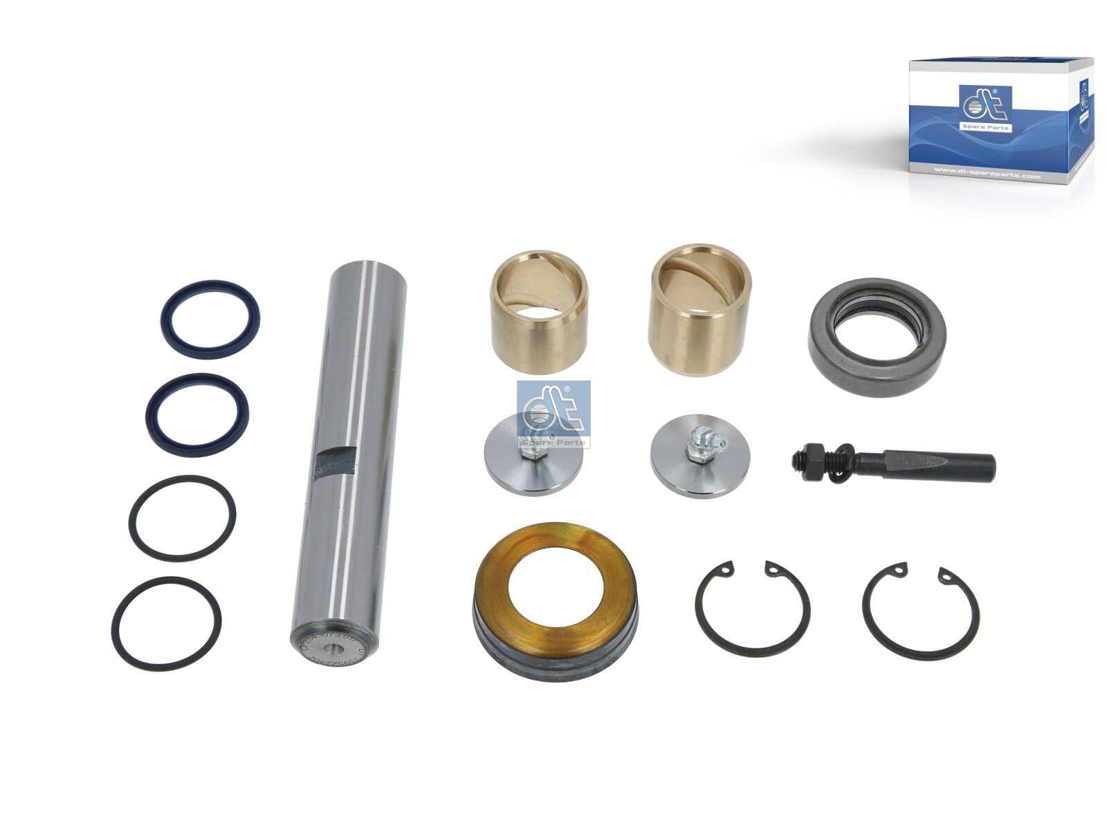 DT Spare Parts 6.94017 Achsschenkelbolzensatz, D: 28 mm, L: 153,5 mm passend für Renault