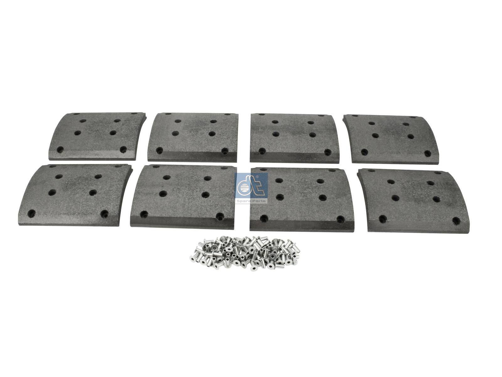 DT Spare Parts 6.95000 Trommelbremsbelagsatz, Achssatz, W: 220 mm, S: 19 mm passend für Multimarken