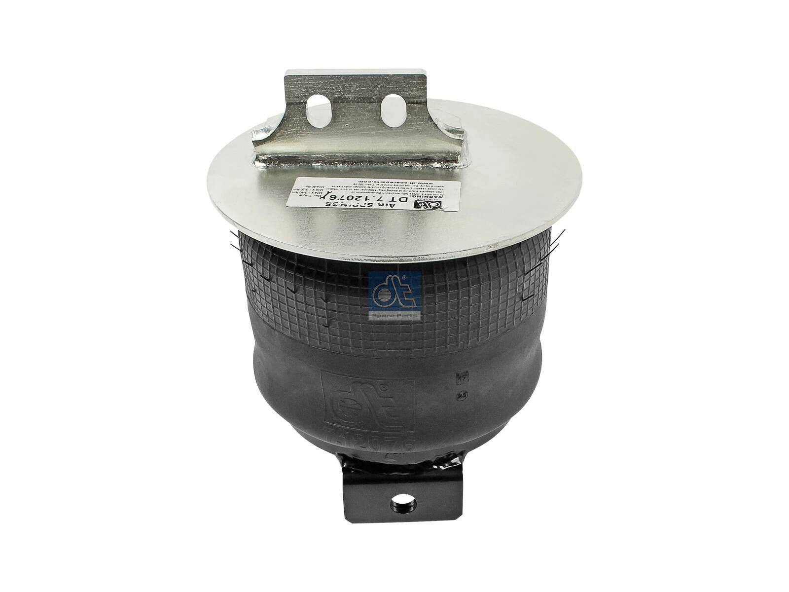 DT Spare Parts 7.12076 Luftfederbalg, mit Stahlkolben, rechts passend für Iveco