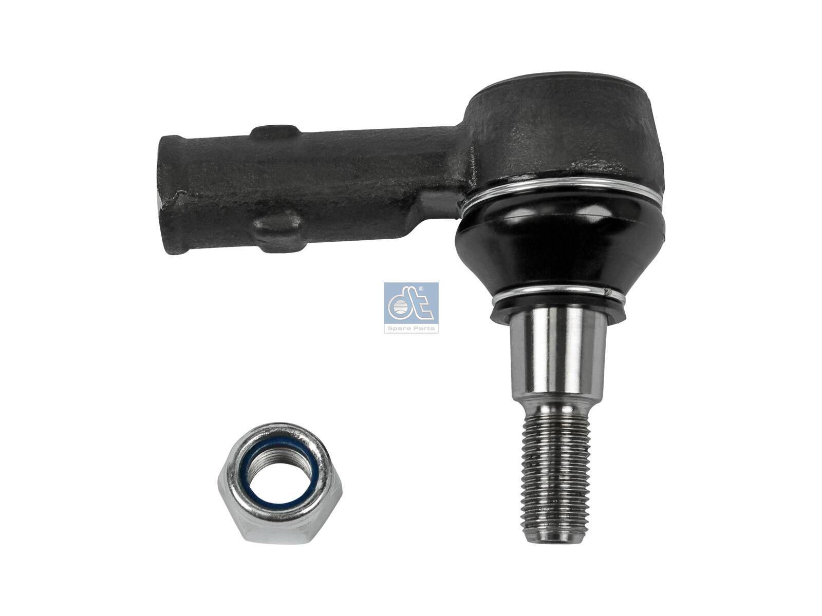 DT Spare Parts 7.13101 Kugelkopf, Rechtsgewinde, C: 20 mm, M16 x 1,5, L: 80 mm passend für Iveco