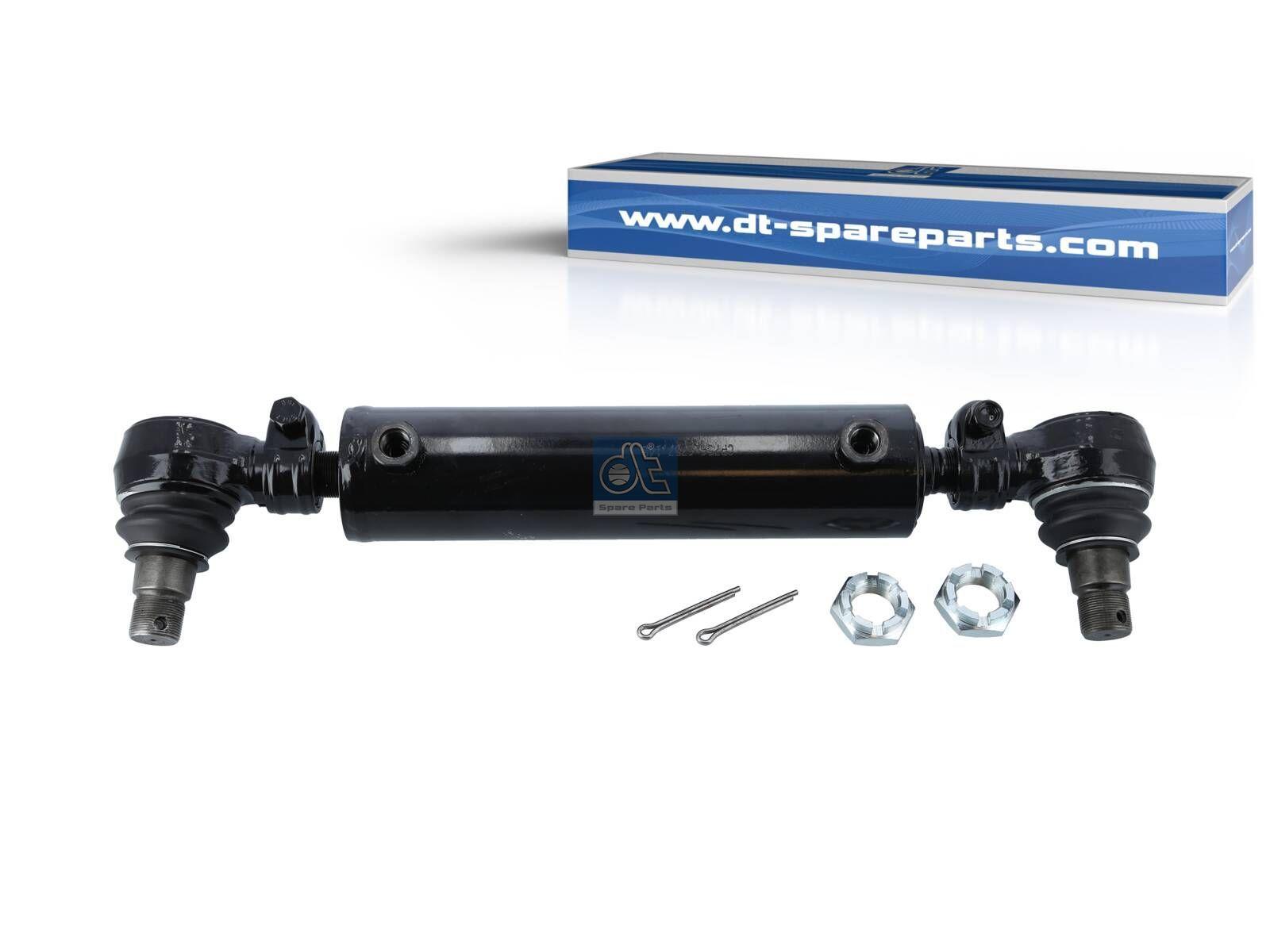 DT Spare Parts 7.13140 Lenkungszylinder, D: 85 mm, M18 x 1,5, M30 x 1,5, L: 580 mm, 250 bar, Ls: 245 mm passend für Iveco