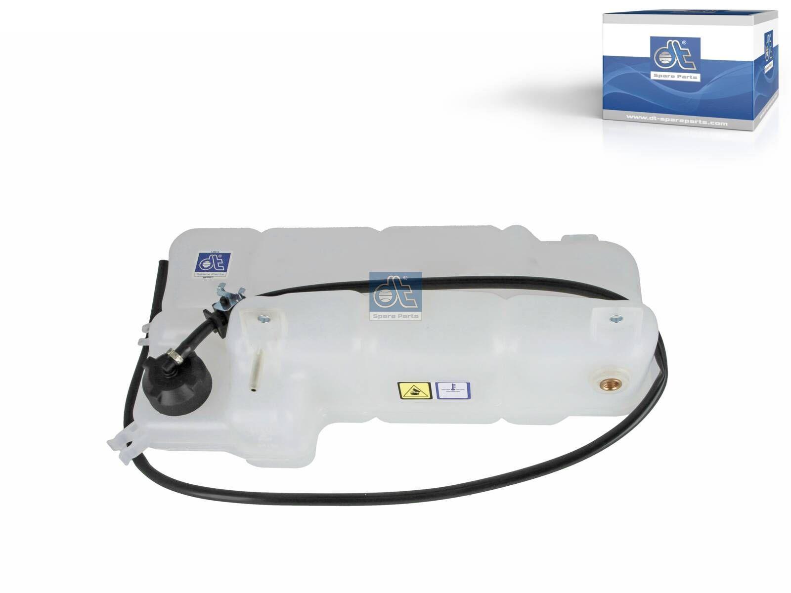 DT Spare Parts 7.21614 Ausdehnungsgefäß, mit Deckel, mit Sensor passend für Iveco