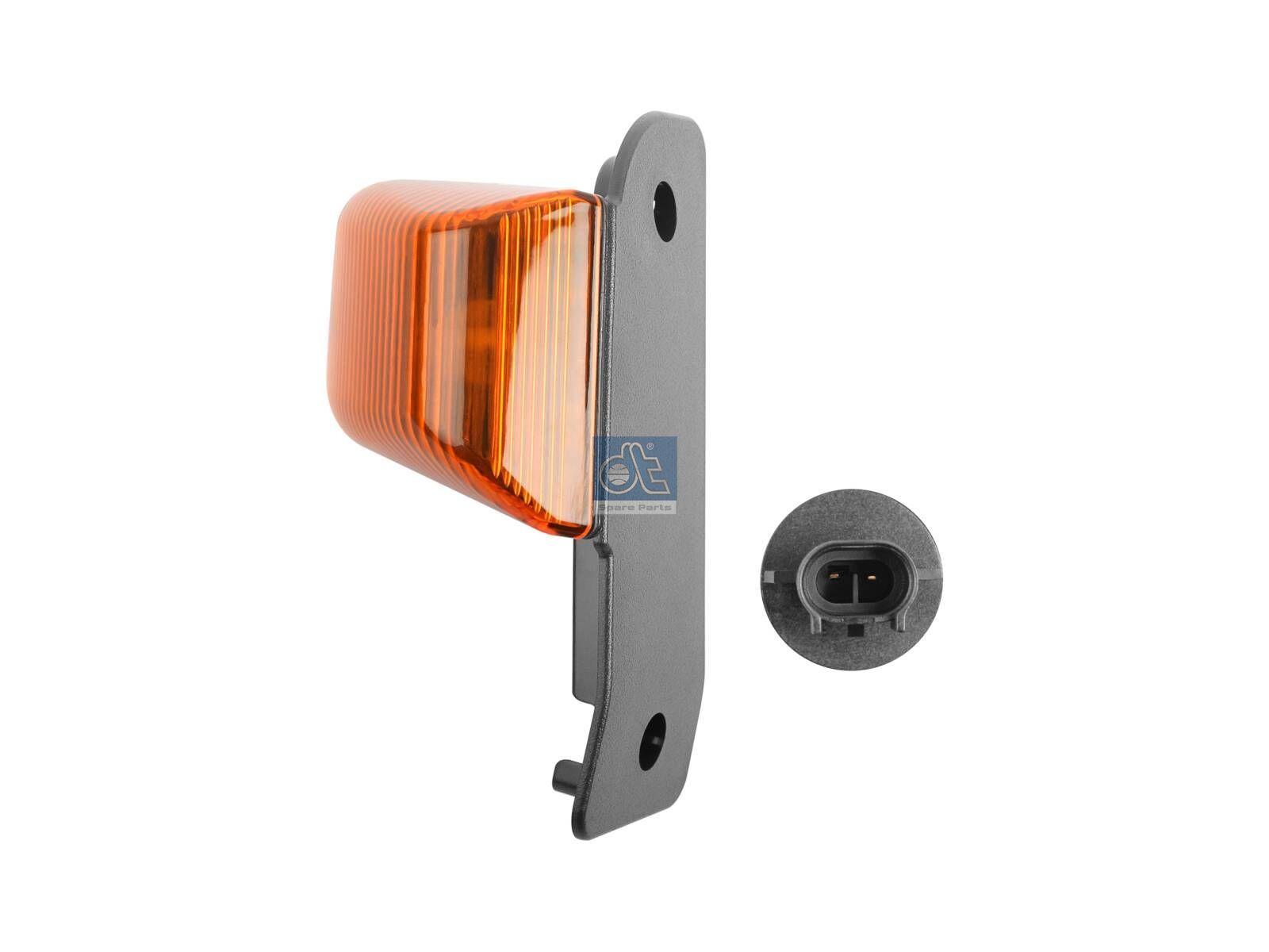 DT Spare Parts 7.25309 Seitenmarkierungsleuchte, links, mit Glühlampe, 24 V, P21W passend für Iveco