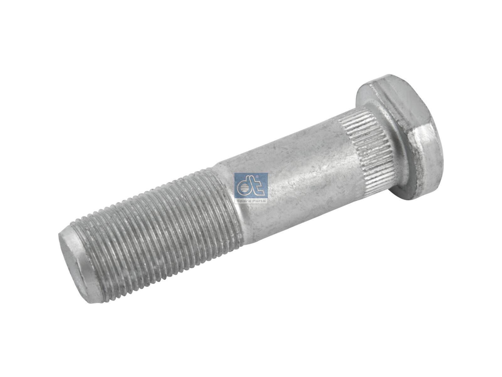 DT Spare Parts 7.32100 Radbolzen, M22 x 1,5, LTh: 40 mm, Lu: 86 mm, W1: 29,5 mm, W2: 32,5 mm, 10.9 passend für Iveco