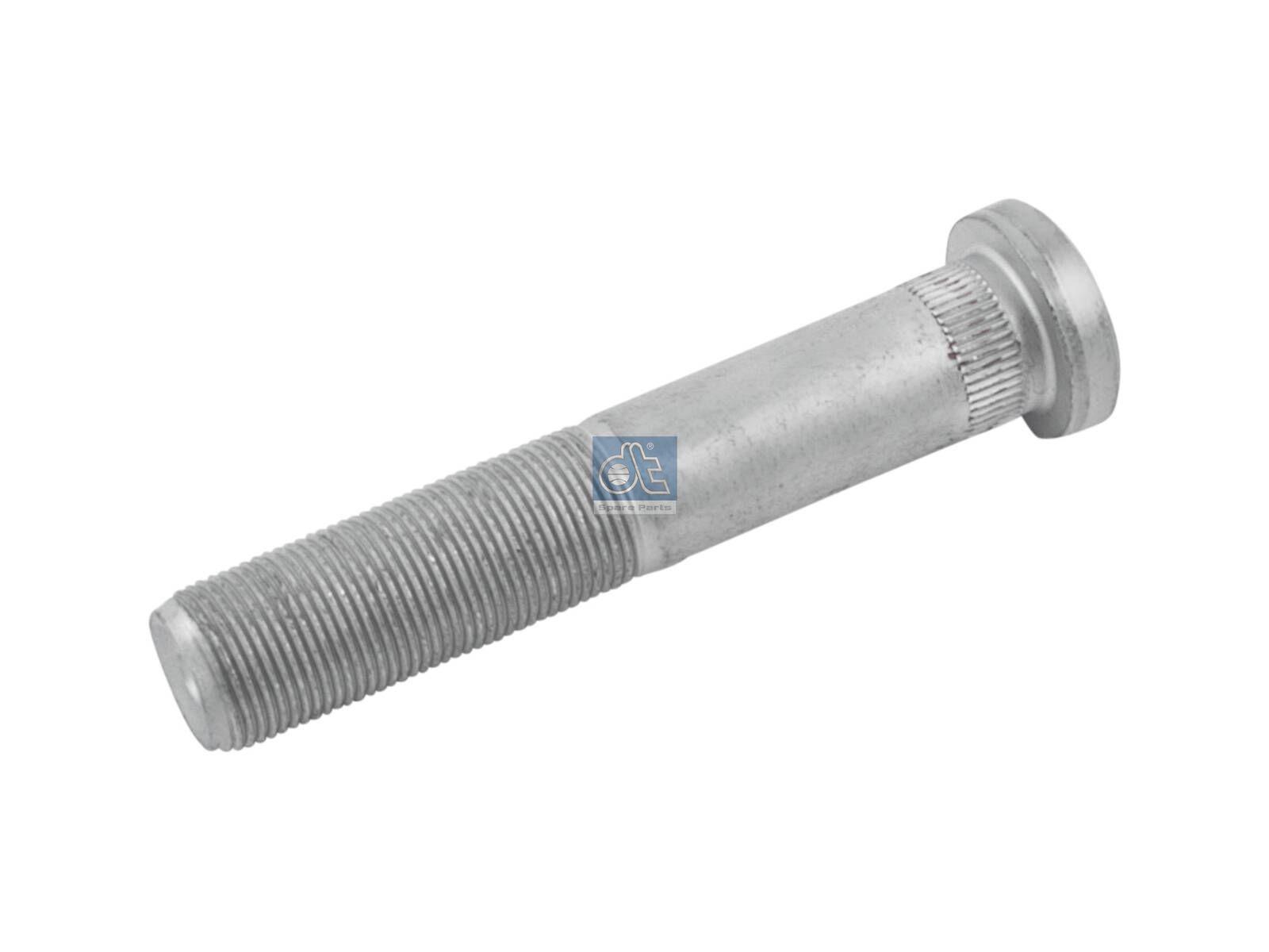 DT Spare Parts 7.32103 Radbolzen, M22 x 1,5, LTh: 60 mm, Lu: 120 mm, W1: 29,5 mm, W2: 32,5 mm, 10.9 passend für Iveco