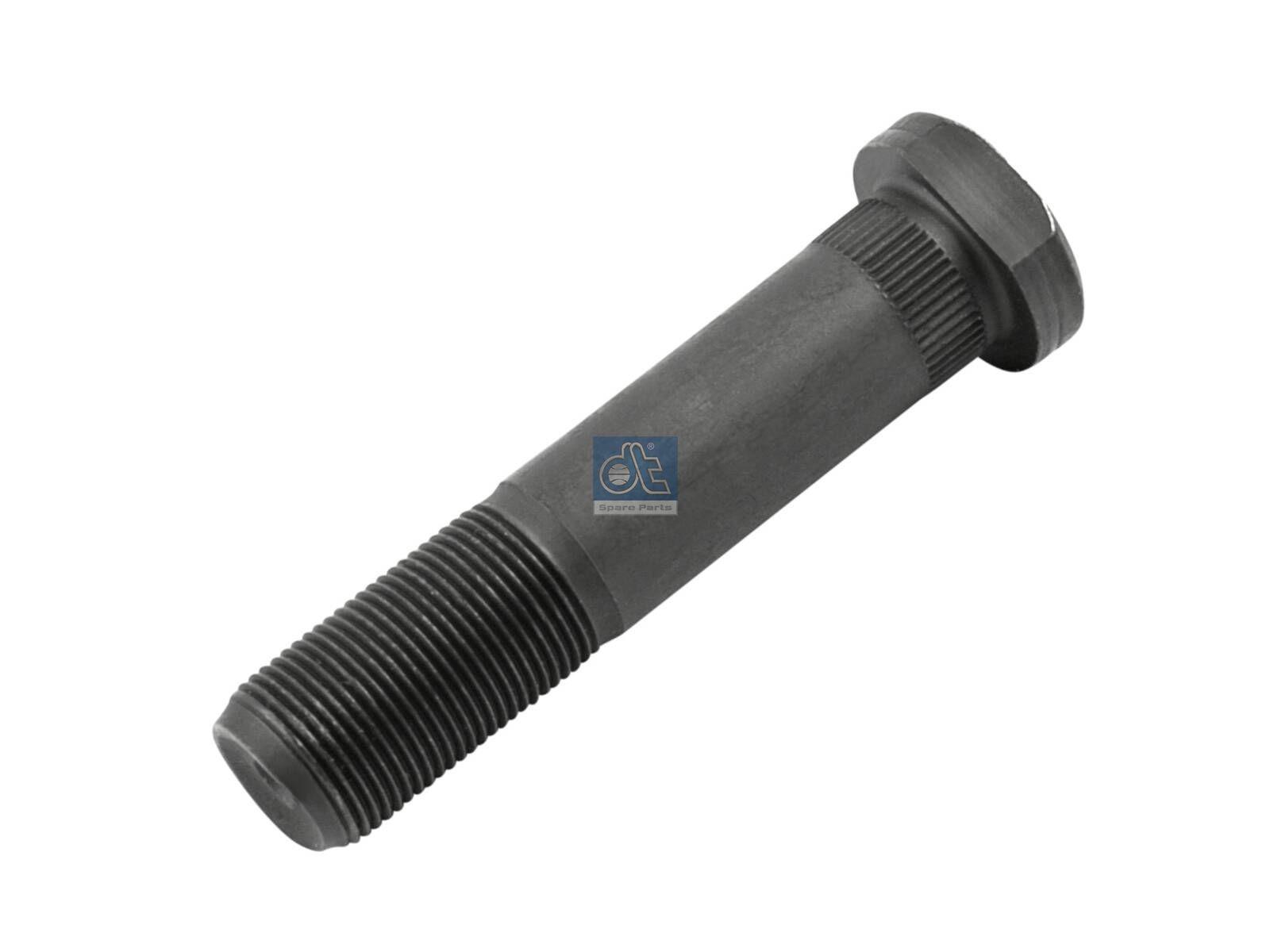 DT Spare Parts 7.32104 Radbolzen, M22 x 1,5, LTh: 40 mm, Lu: 100 mm, W1: 29,5 mm, W2: 32,5 mm, 10.9 passend für Iveco