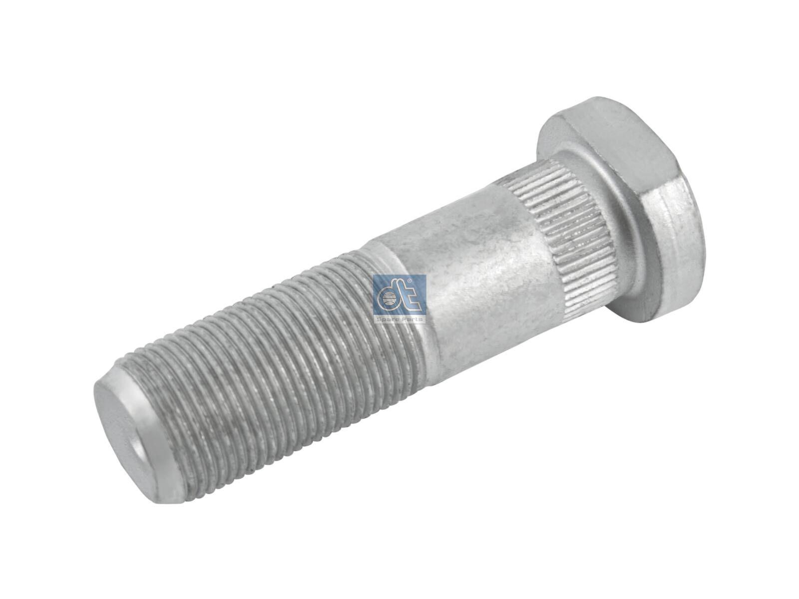 DT Spare Parts 7.32115 Radbolzen, M22 x 1,5, LTh: 40 mm, Lu: 75 mm, W1: 29,5 mm, W2: 32,5 mm, 10.9 passend für Iveco