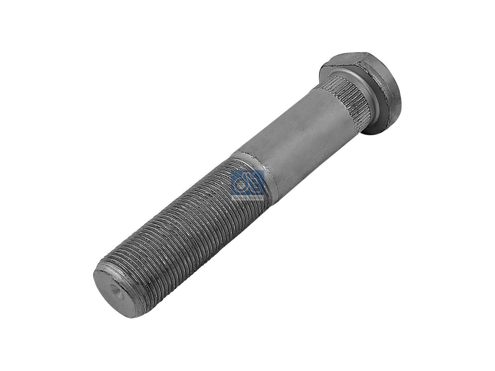 DT Spare Parts 7.32138 Radbolzen, M22 x 1,5, LTh: 60 mm, Lu: 115 mm, W1: 29,5 mm, W2: 32,5 mm, 10.9 passend für Iveco