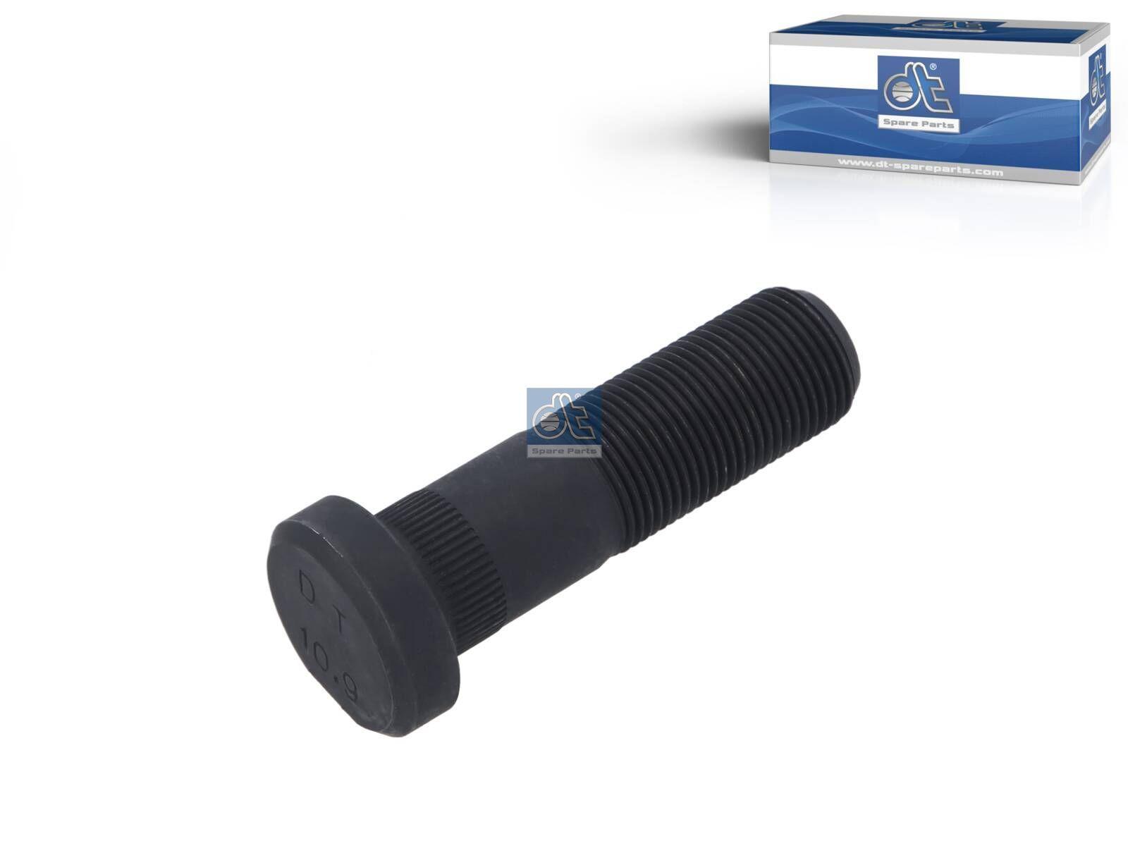 DT Spare Parts 7.32139 Radbolzen, M20 x 1,5, LTh: 41 mm, Lu: 70 mm, W1: 27,5 mm, W2: 30,5 mm, 10.9 passend für Iveco