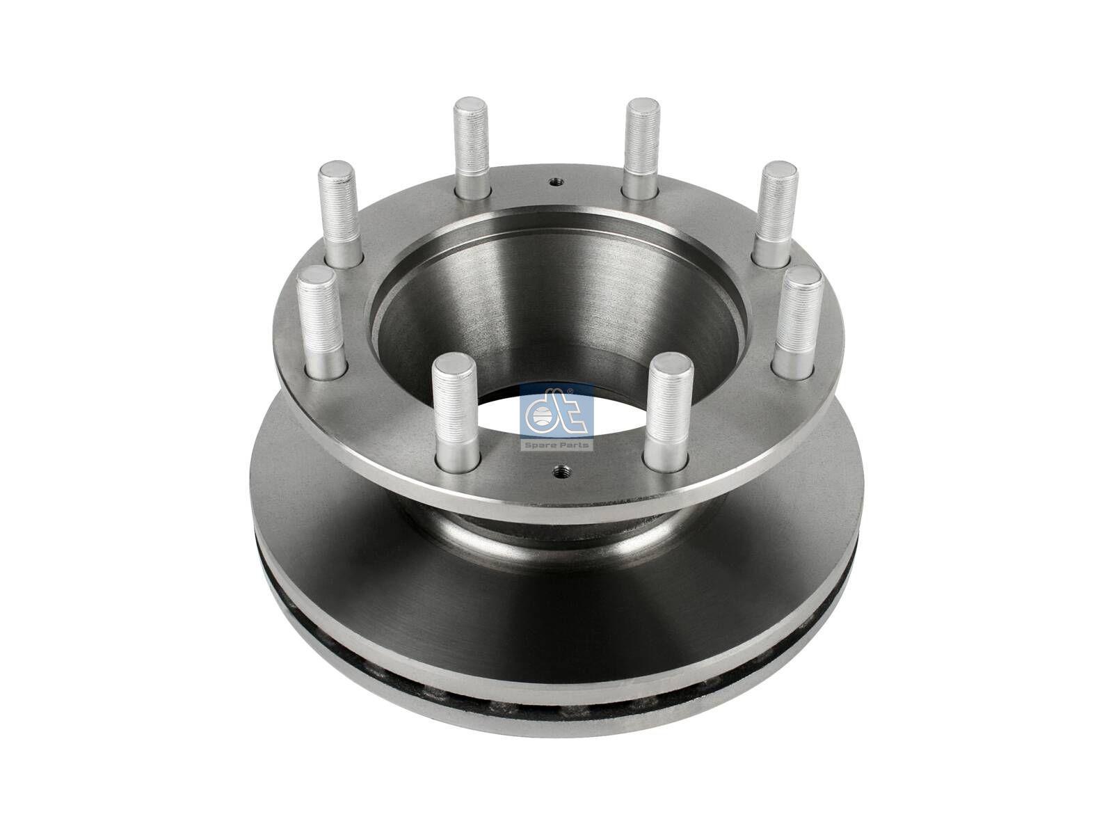 DT Spare Parts 7.36010 Bremsscheibe, D: 377 mm, 8 bores, P: 275 mm, M22 x 1,5, d: 159 mm, H: 151 mm, S: 45 mm, s: 37 mm passend für Iveco