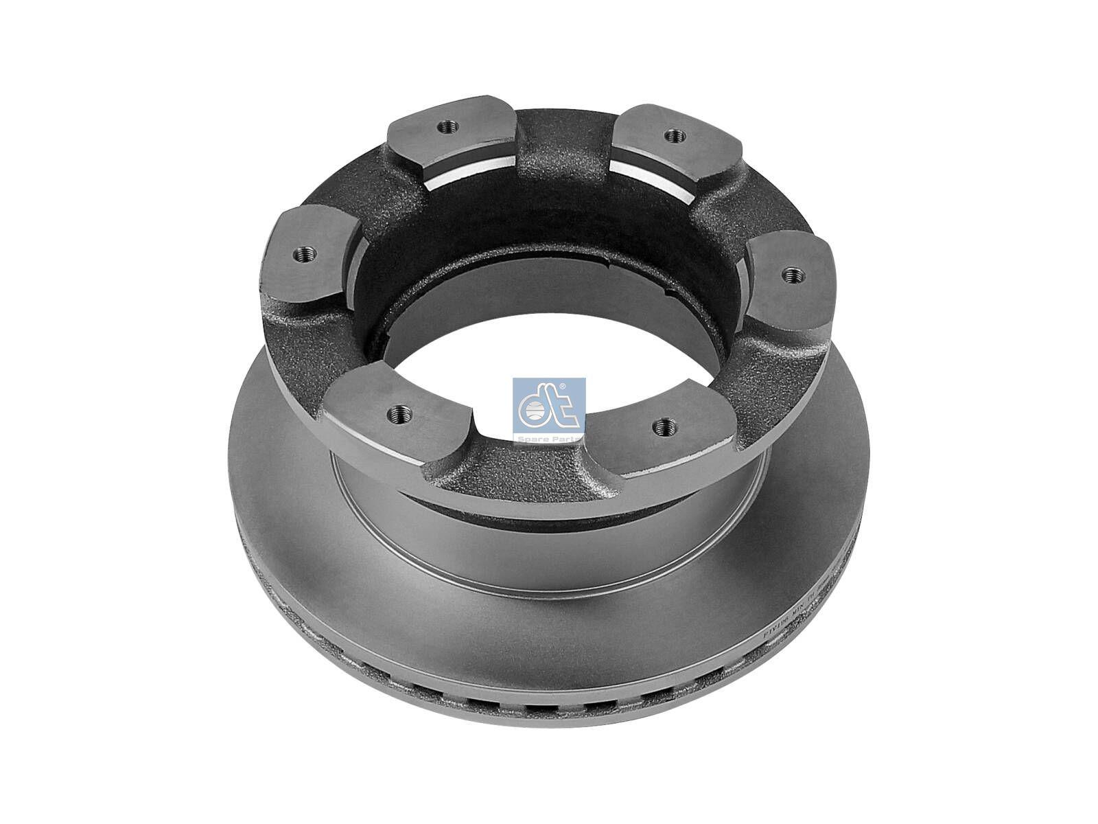 DT Spare Parts 7.36040 Bremsscheibe, D: 306 mm, 6 bores, P: 215 mm, M10 x 1,25, d: 164 mm, H: 132 mm, S: 28 mm passend für Iveco