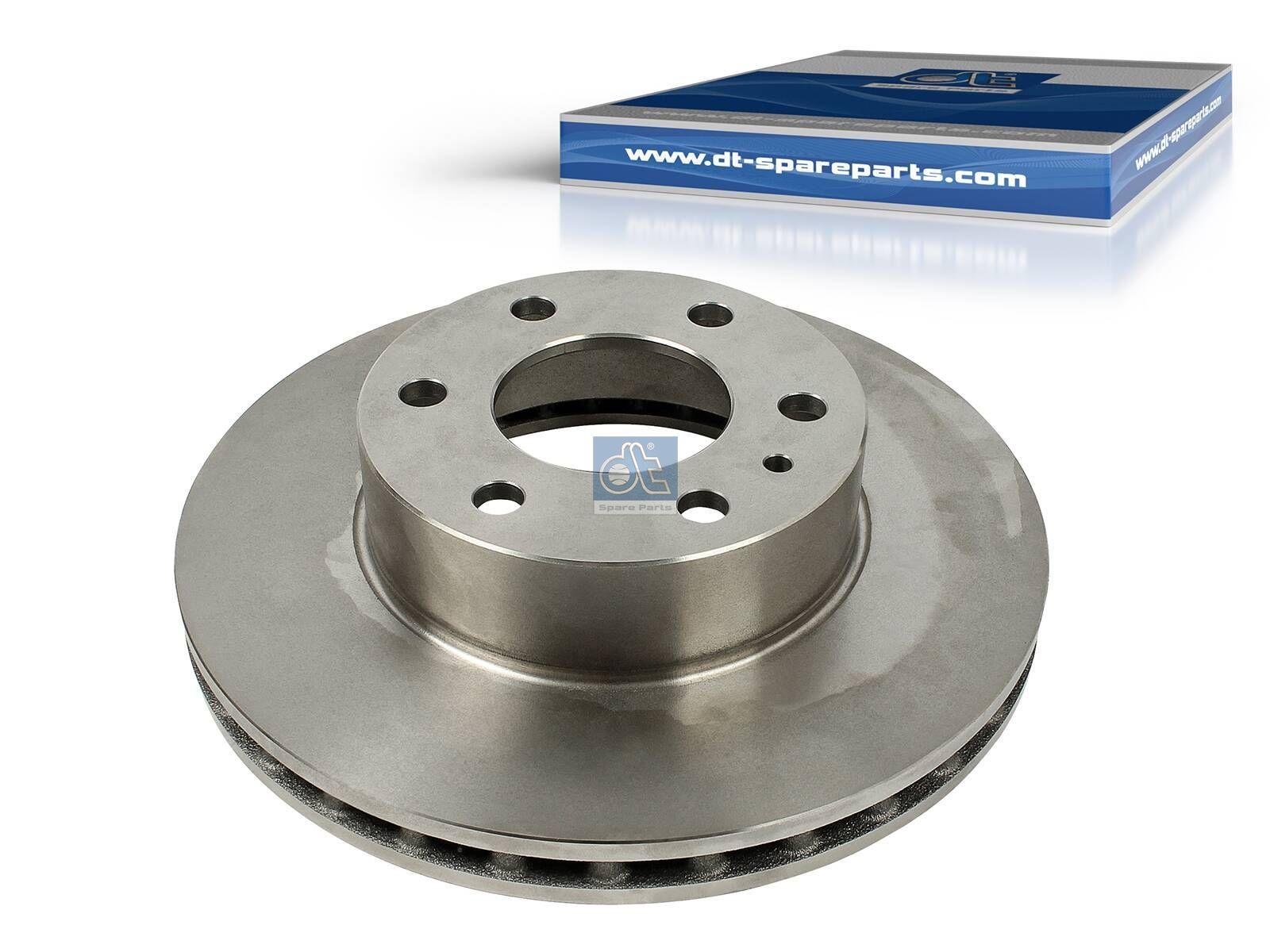 DT Spare Parts 7.36081 Bremsscheibe, D: 300 mm, 6 bores, b: 15,6 mm, P: 125 mm, d: 78 mm, H: 75 mm, S: 28 mm, s: 25 mm passend für Iveco