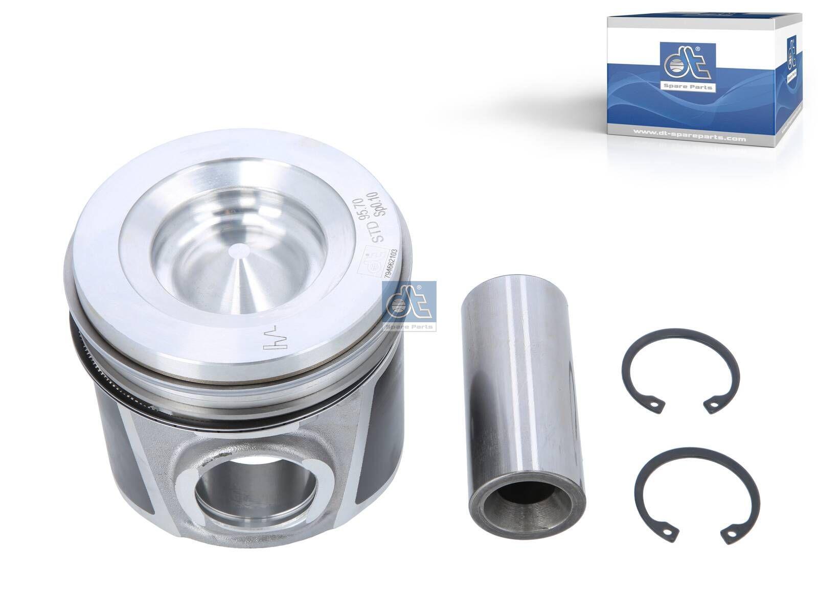 DT Spare Parts 7.54670 Kolben, komplett mit Ringen passend für Iveco