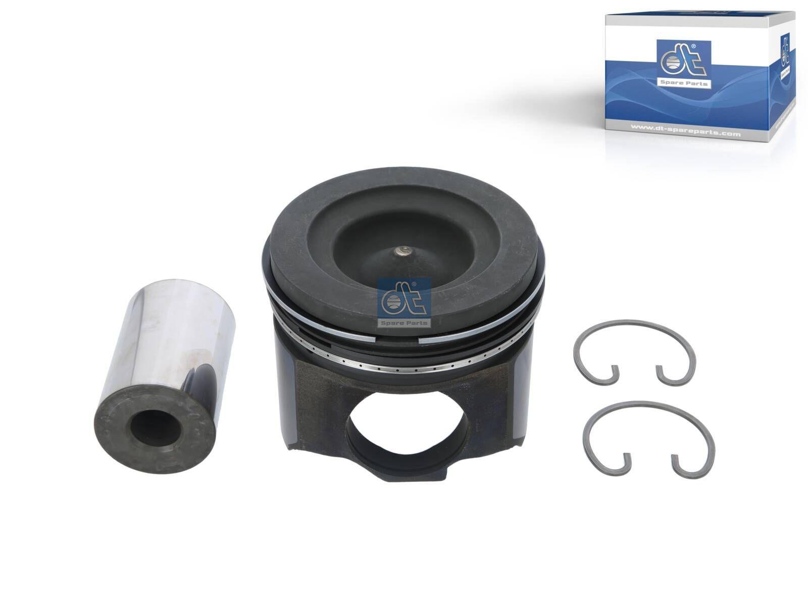 DT Spare Parts 7.54679 Kolben, komplett mit Ringen passend für Iveco