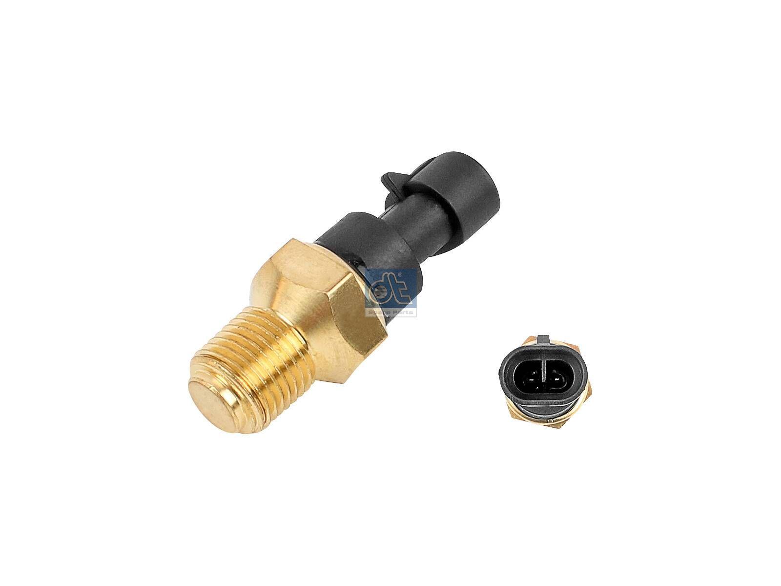 DT Spare Parts 7.60514 Temperatursensor, D: 11 mm, M16 x 1,5, SW: 22, 2 poles passend für Iveco