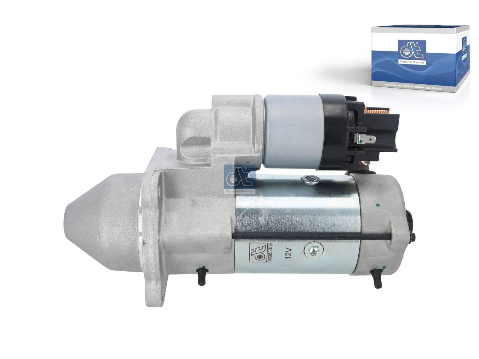 DT Spare Parts 7.61125 Anlasser, 12 V, 3 kW passend für Iveco