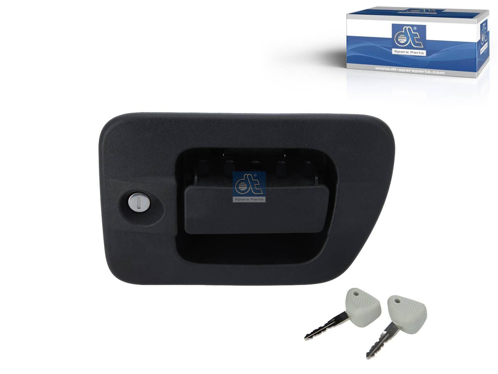 DT Spare Parts 7.70048 Türgriff, links, mit Schließzylinder und Schlüssel passend für Iveco