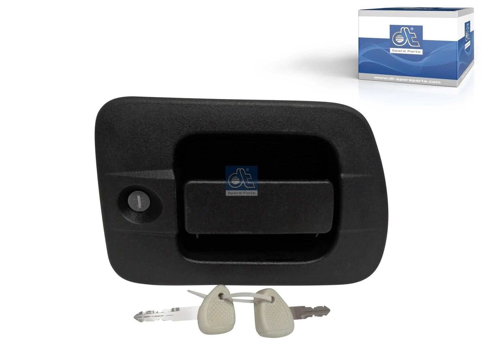 DT Spare Parts 7.70049 Türgriff, rechts, mit Schließzylinder und Schlüssel passend für Iveco