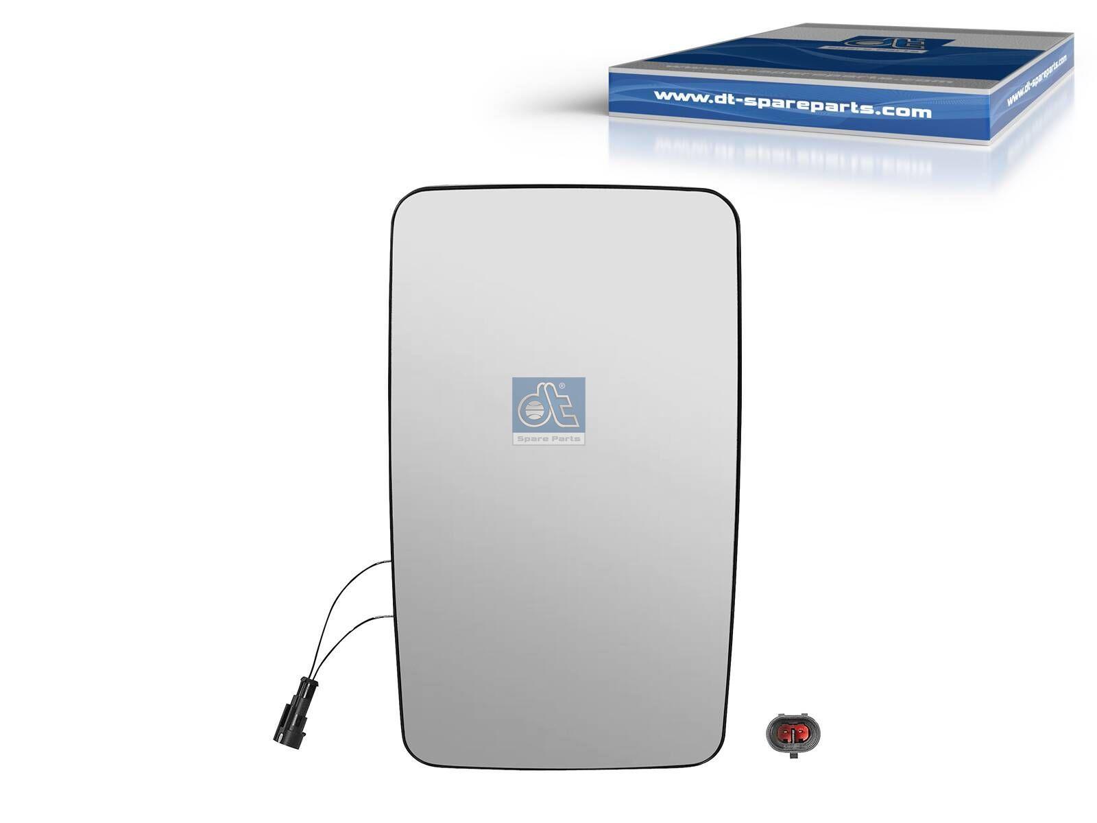 DT Spare Parts 7.73403 Spiegelglas, Hauptspiegel, beheizt, R: 1200 mm, W: 200 mm, S: 14 mm, H: 340 mm passend für Iveco