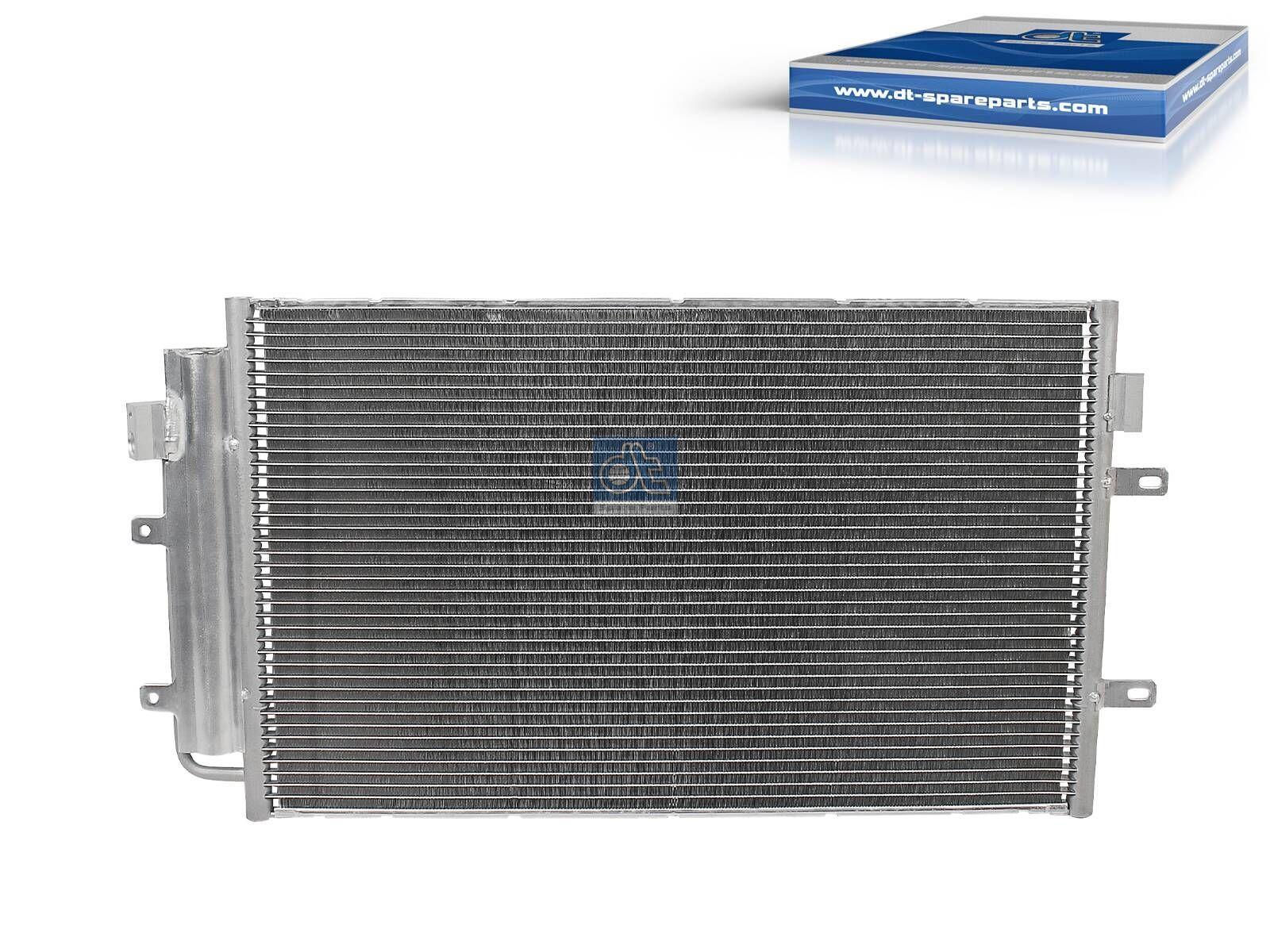 DT Spare Parts 7.74077 Kondensator, L: 570 mm, W: 350 mm, T: 16 mm passend für Iveco