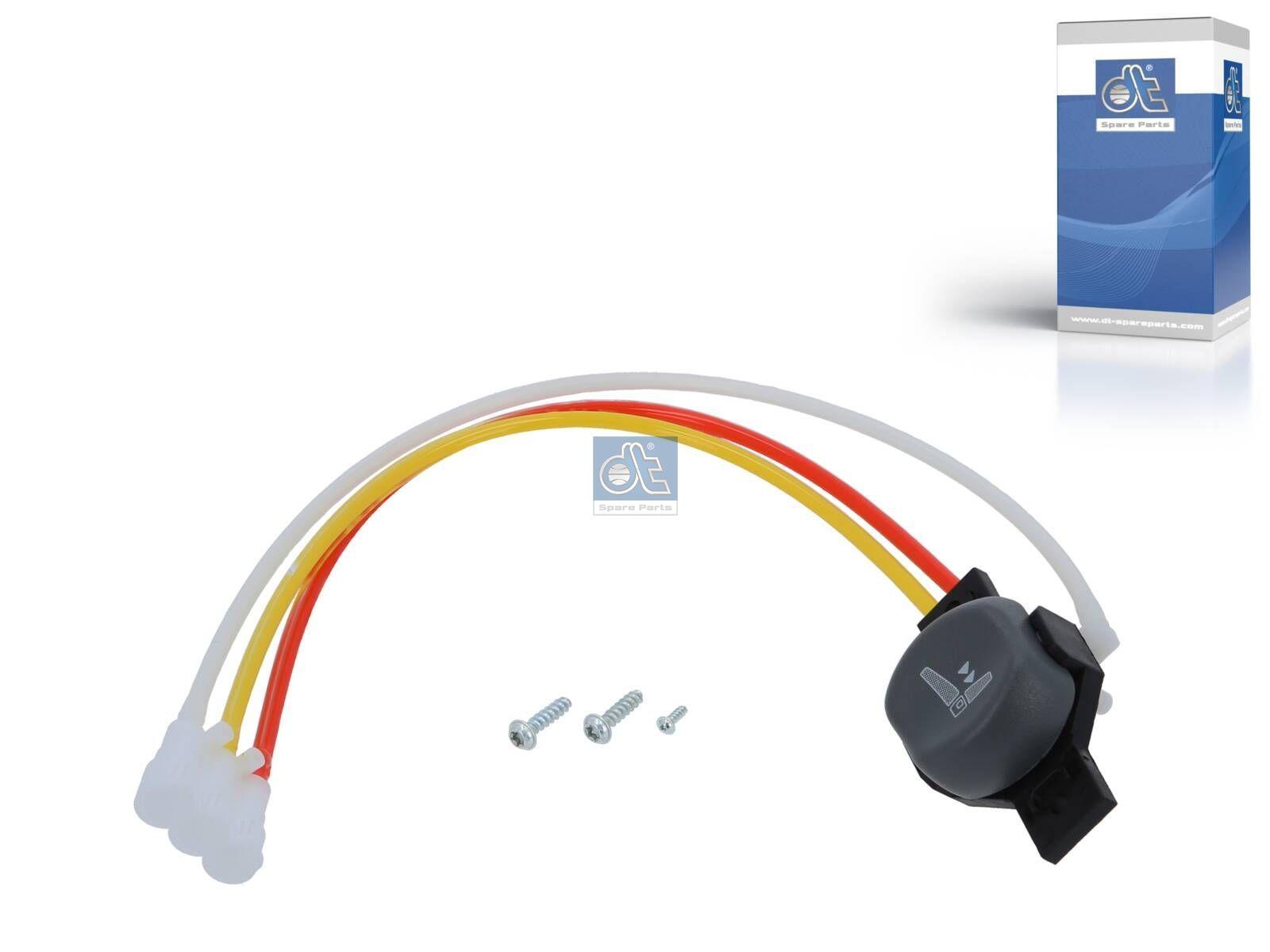 DT Spare Parts 7.76501 Schalter, Sitzverstellung, rechts passend für Iveco