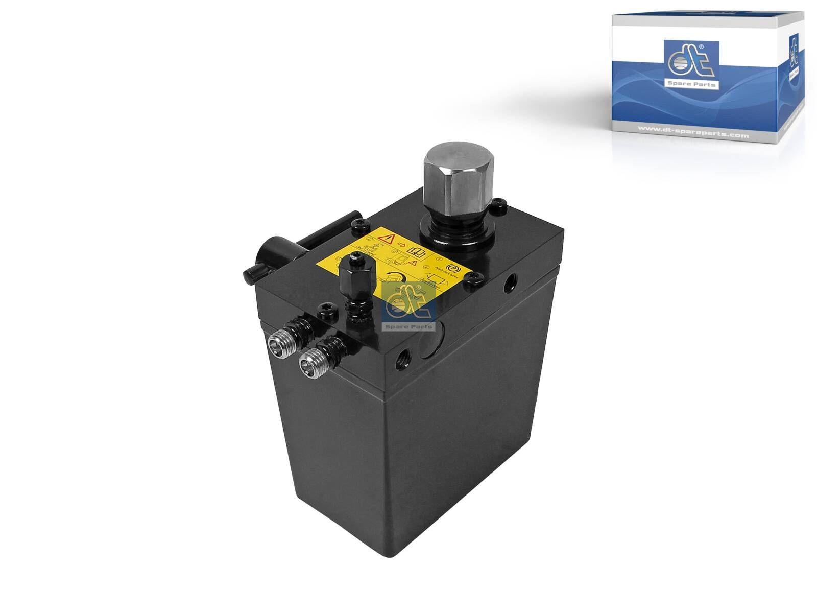 DT Spare Parts 7.77029 Hydraulikpumpe, 580 ml, M12 x 1,5, M12 x 1,5, L: 130 mm, W: 80 mm, H: 121 mm, 280 bar, Pov: 280 bar passend für Iveco