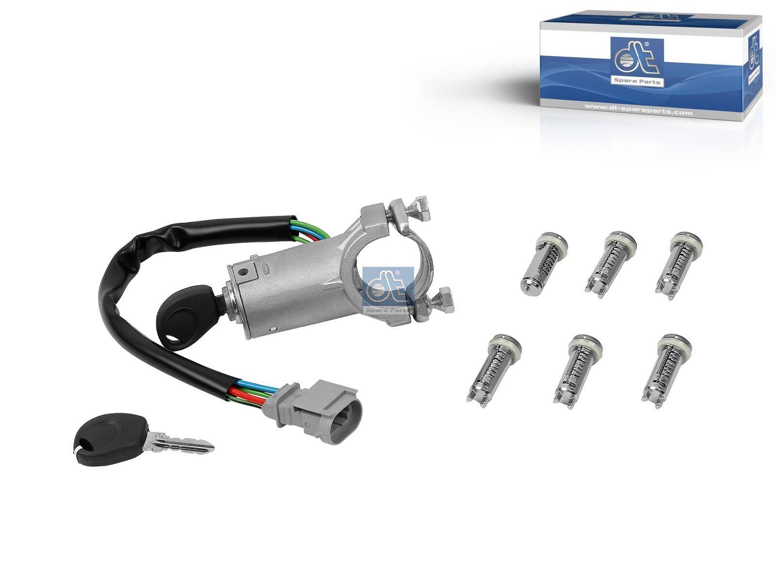 DT Spare Parts 7.78034 Zündschloss, ohne Transponder, mit Schließzylinder passend für Iveco